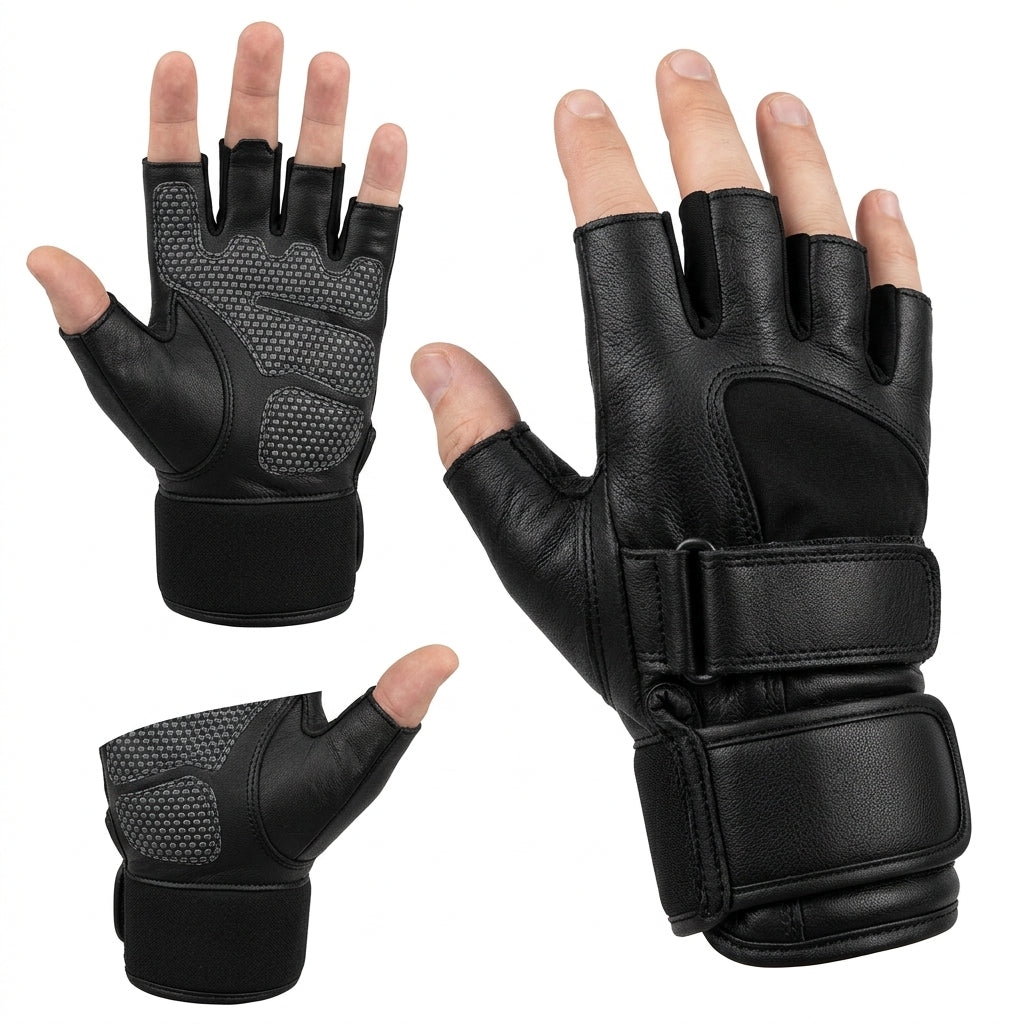 Performance bowling glove with wrist support